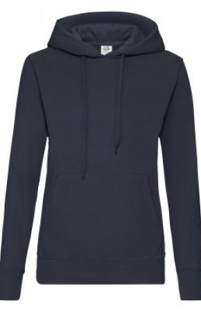 Lady-Fit Hooded Sweat Deep Navy