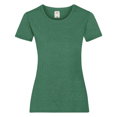 Lady-Fit Valueweight Tee Retro Heather Green