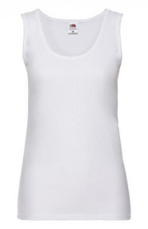 Lady-Fit Valueweight Athletic Vest White